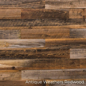 Reclaimed and Weathered Accent Wall Barnwood Thins