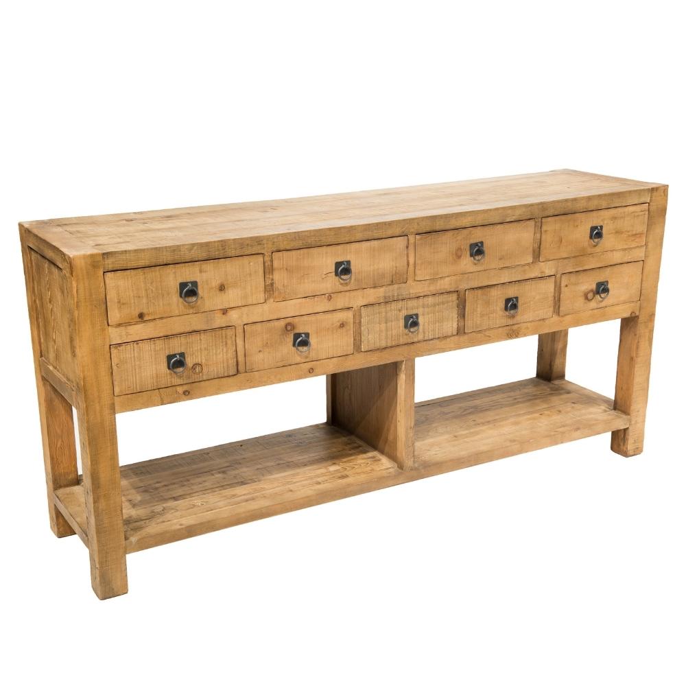 Reclaimed Natural Pine Buffet Sideboard