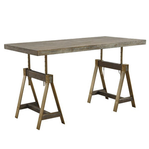 Weathered Adjustable Dining Table/Desk