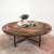 Antique Wooden Wagon Wheel Coffee Table