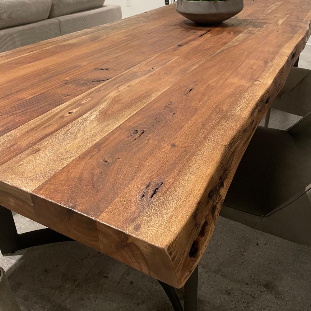 Live Edge Dining Table | Slab Table | Rustic Modern Table | Dinning Table |  The Rustic Hut