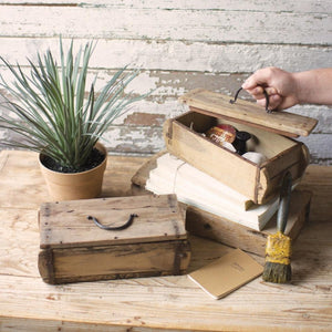 Repurposed Wooden Brick Mold Boxes