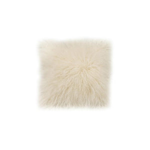 Lamb Fur Pillow- Cream
