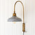 Wall Light with Grey Shade