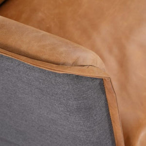 Miranda Leather Sofa - Cognac