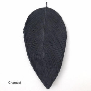 Minimalist Natural Macrame Leaf- XL