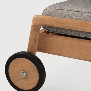 Cushion for Teak Wood Jackie Outdoor Adjustable Lounger