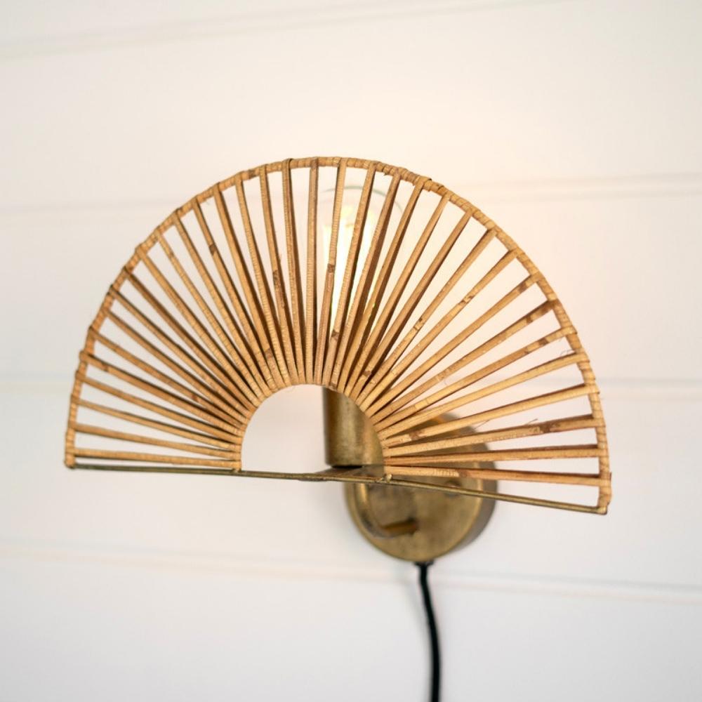 Fan Wall Sconce Lamp