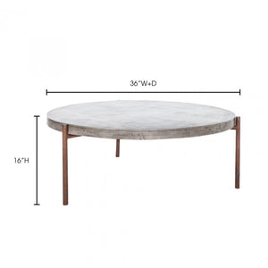 Mandi Outdoor Cement Coffee Table