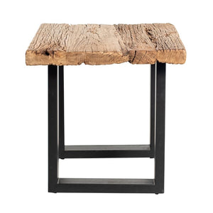 Rustic Live Edge Side Table