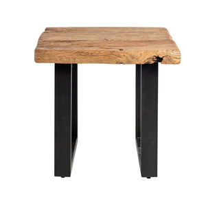 Rustic Live Edge Side Table