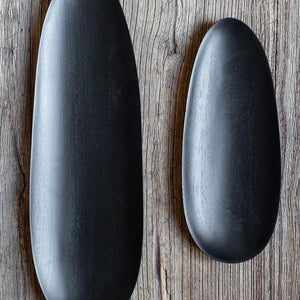 Oval Thin Mahogany Boards (Set of 2)