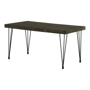 Rugged Weathered Pine Dining Table
