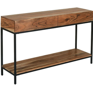 Rustic Solid Acacia Console Table