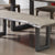 Sandblast Grey Dining Table Bench