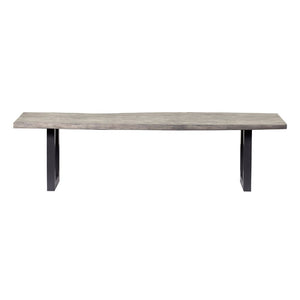 Sandblast Grey Dining Table Bench