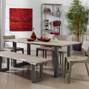 Sandblast Grey Dining Table
