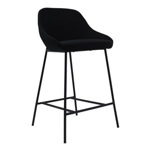 Shelly Counter Stool - Black