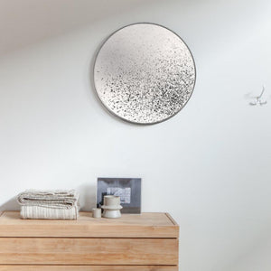 Clear Round Wall Mirror