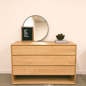 Clear Round Wall Mirror