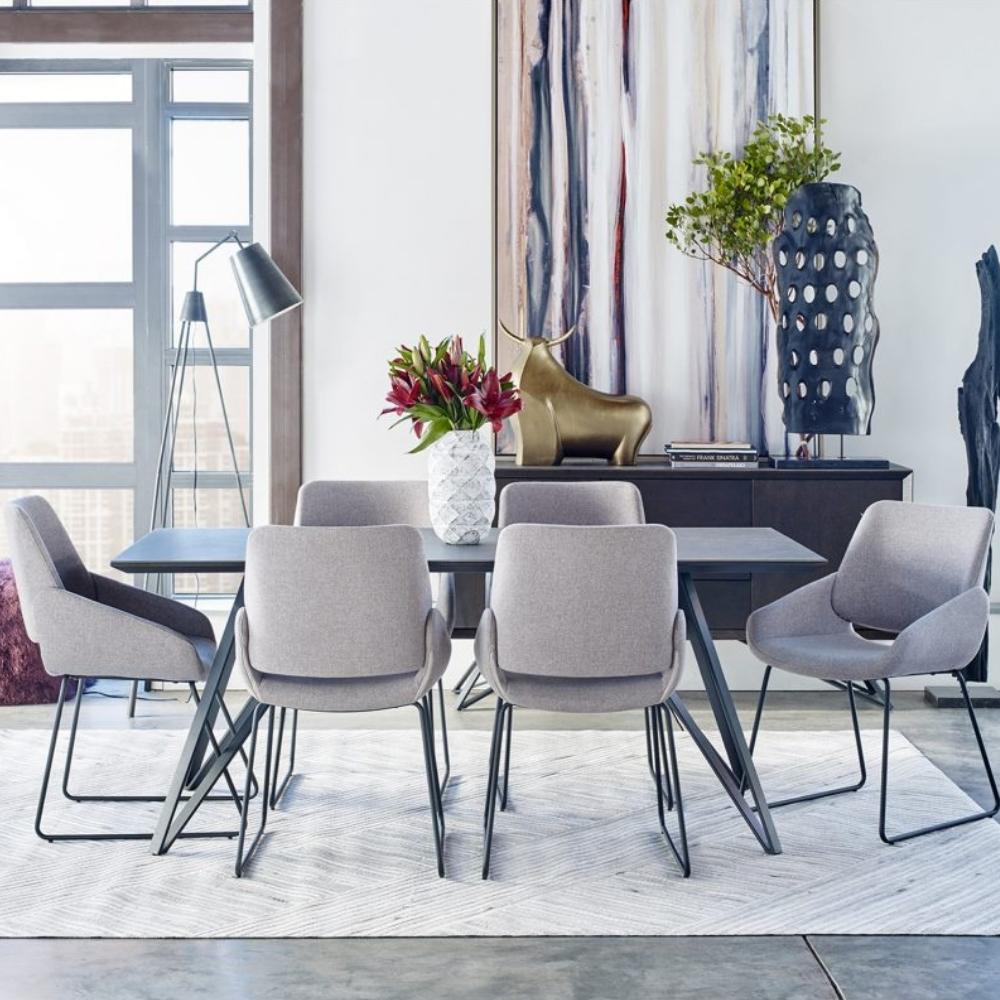 Almada Dining Chair - Light Grey