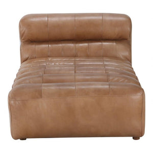 Gordon Leather Armless Chaise