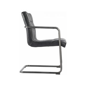 Elgort Arms Chair (Set of 2) - Black