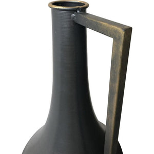 Guardian Black Metal Vase