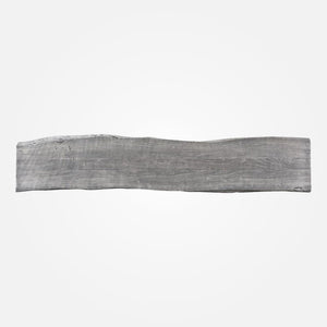 Rustic Slab Live Edge Bench - Weathered Grey