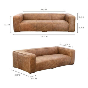 Troy Leather Sofa